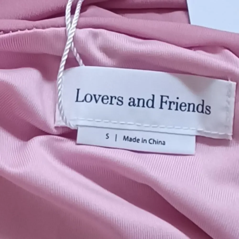 Lovers + Friends Juliana Mini Dress Ruched Pink Size S NWT - Picture 5 of 10